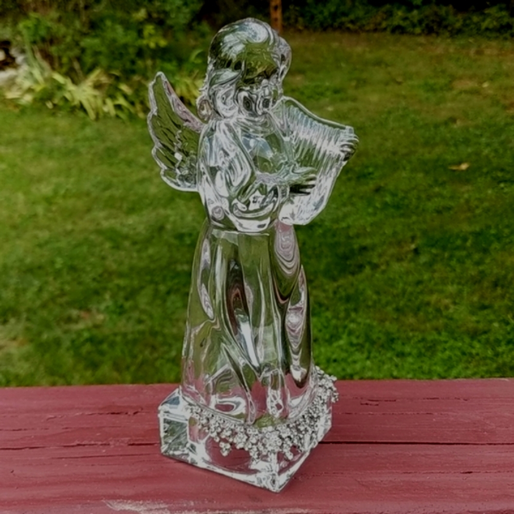 Artisan Embellished Angel Mikasa Crystal w/ vintage rhinestones pearls &…
